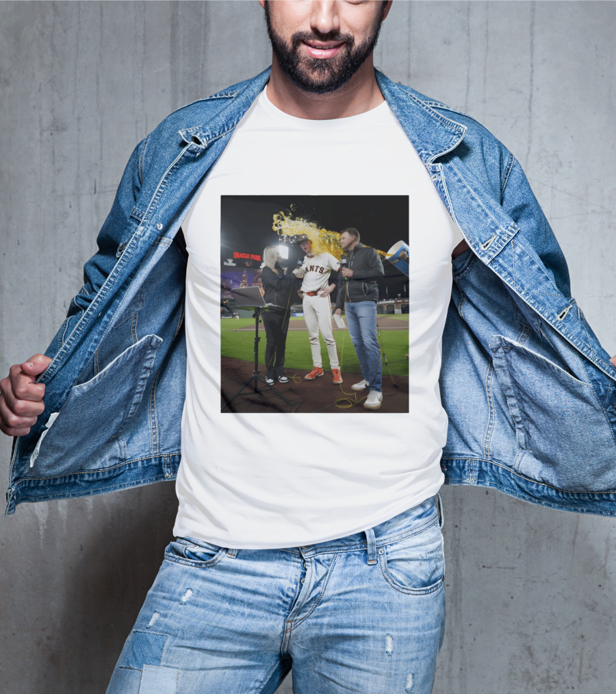 Daniel Susac Interview Oracle Park San Francisco Giants Celebration Moment T-Shirt