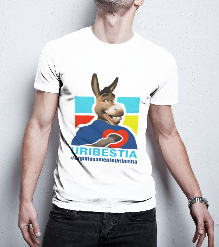 Donkey From Shrek Uribestia OrgullosamenteUribestia Hashtag T-Shirt