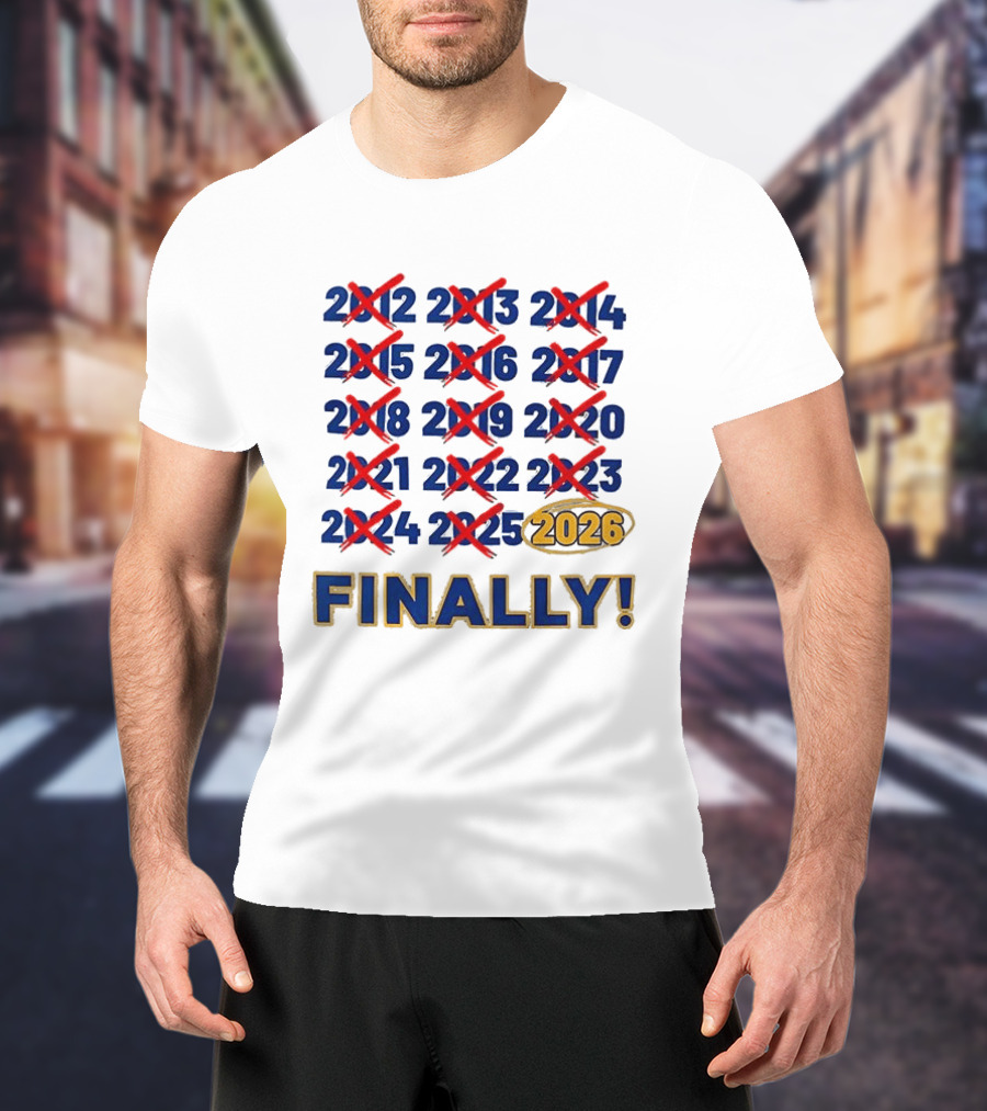 Finally 2026 Buffalo Sabres NHL T-Shirt