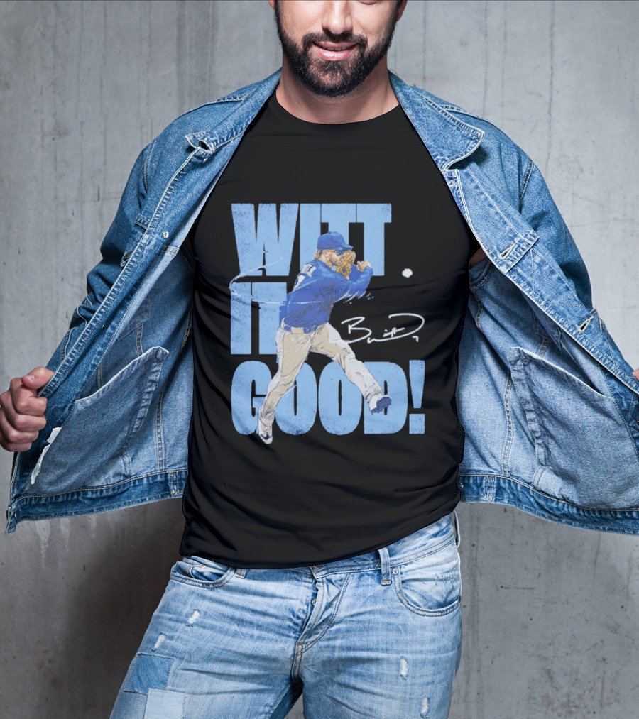 Bobby Witt Jr Kansas City Royals Witt It Good Celebrating Baseball Excellence T-Shirt