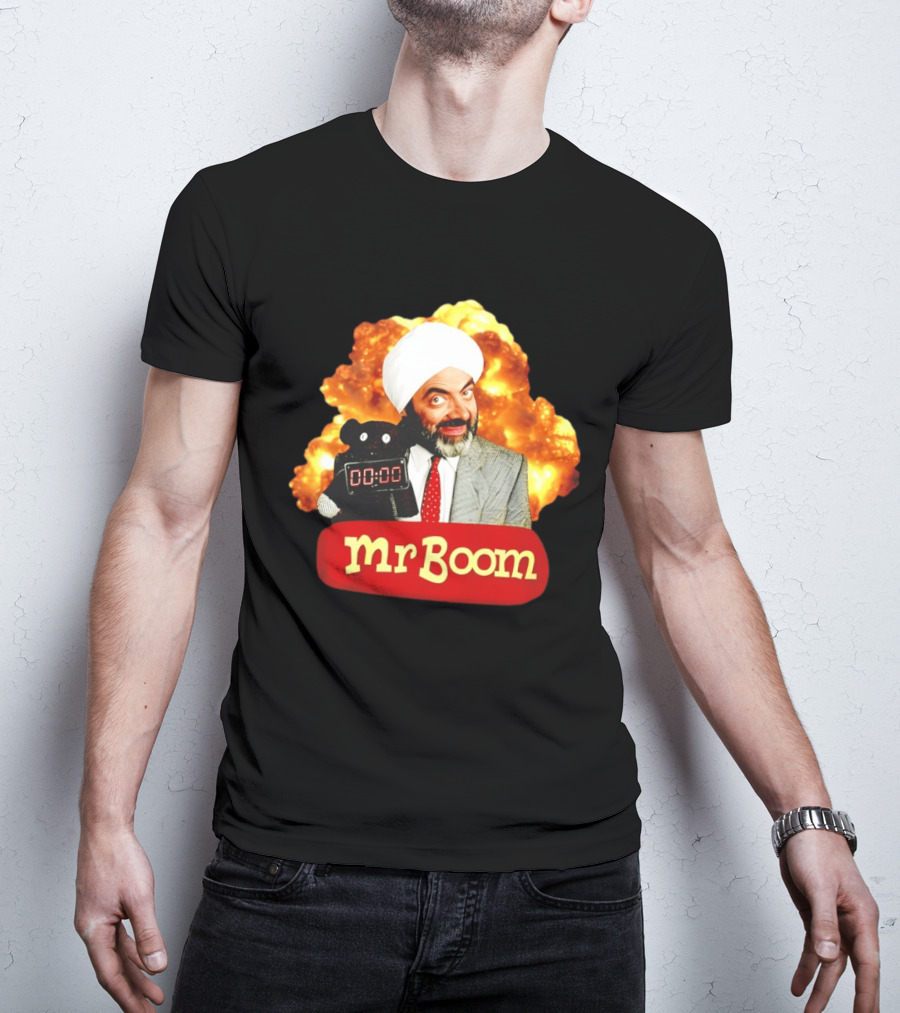 Mr Boom Meme Explosion Countdown Teddy T-Shirt
