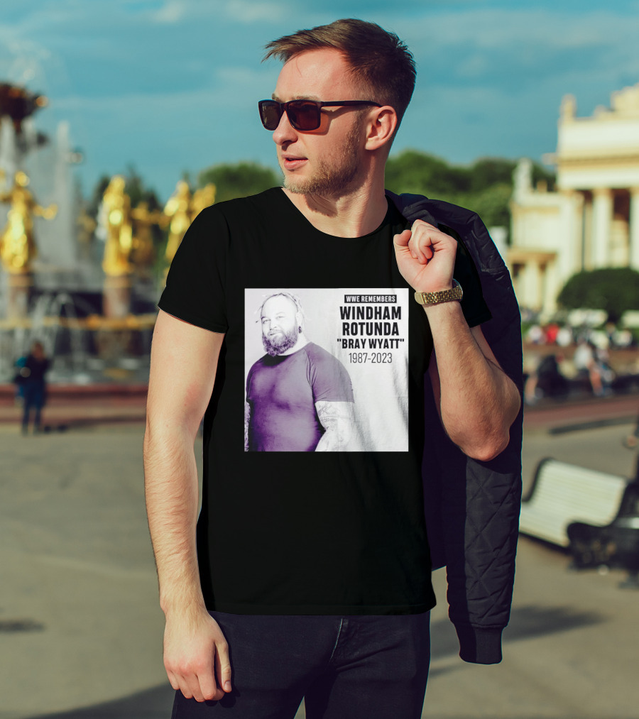 WWE Remembers Windham Rotunda Bray Wyatt 1987 2023 T-Shirt