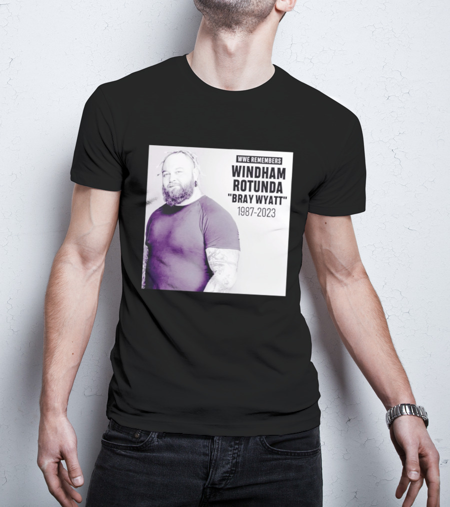 WWE Remembers Windham Rotunda Bray Wyatt 1987 2023 T-Shirt