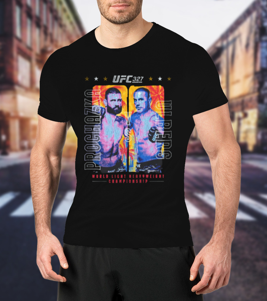 UFC 327 Prochazka Vs Ulberg Heavyweight Championship Showdown 2026 T-Shirt