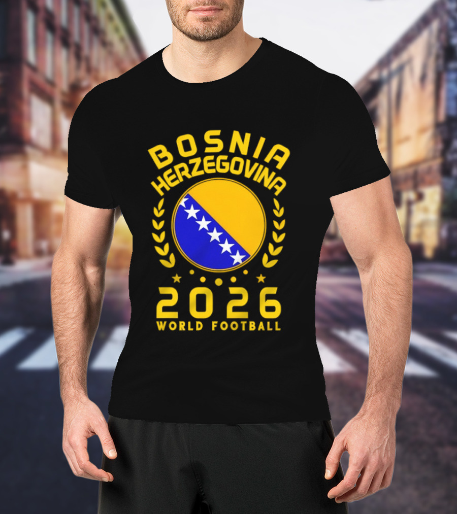 Bosnia Herzegovina World Football 2026 Supporter T-Shirt