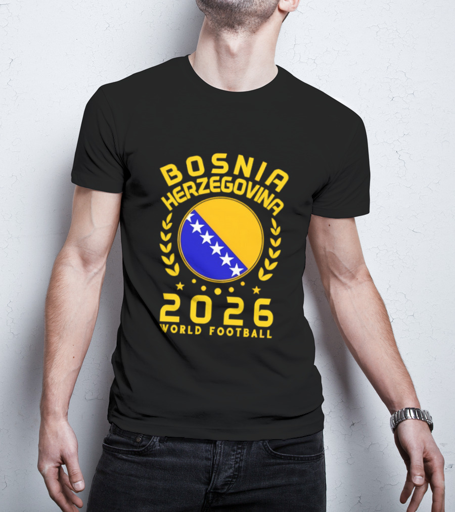 Bosnia Herzegovina World Football 2026 Supporter T-Shirt