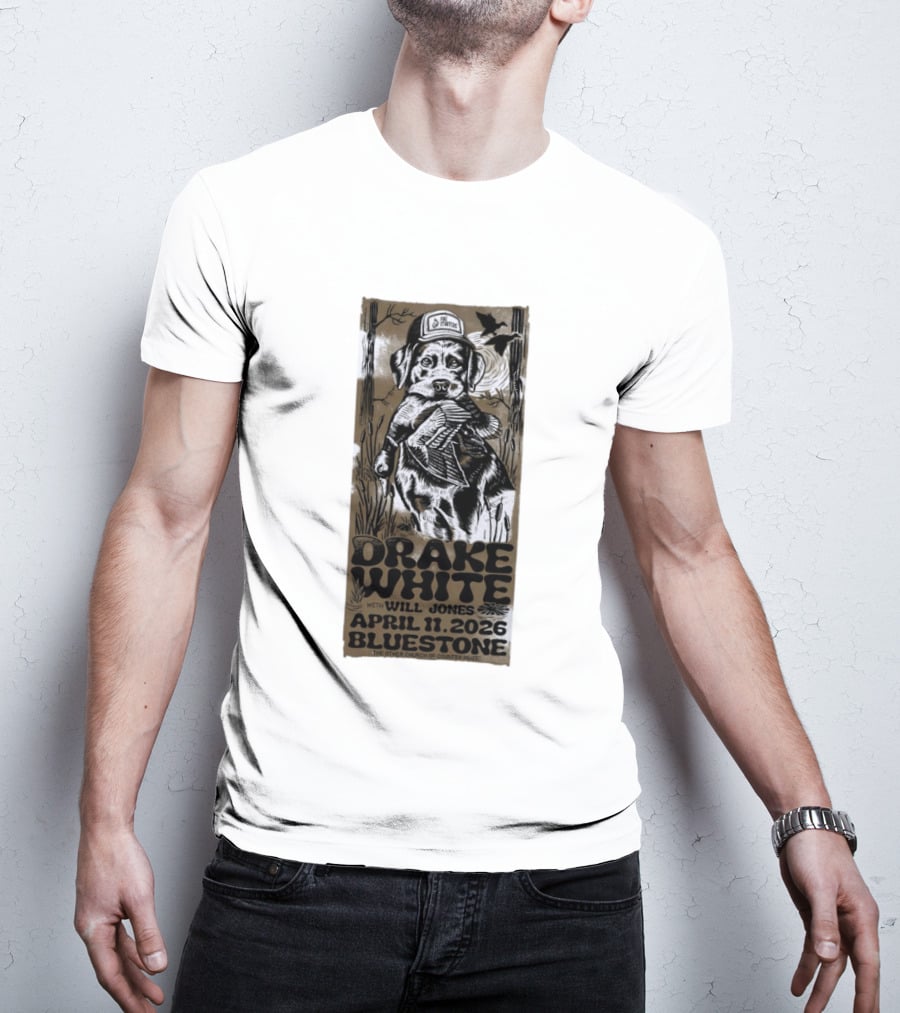Drake White April 11 2026 Bluestone Columbus OH With Will Jones The Other Church Of Country Music T-Shirt