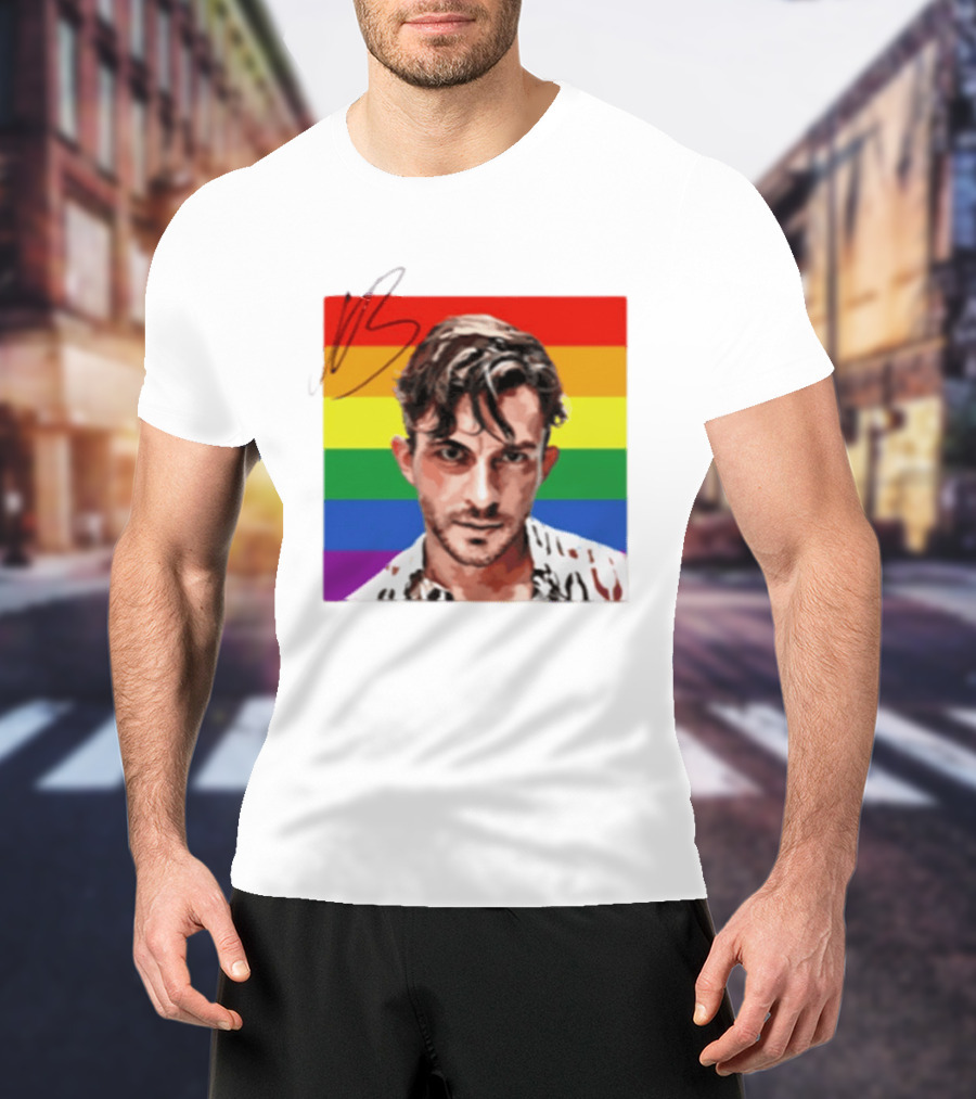 Jonathan Bailey LGBTQ+ Rainbow T-Shirt