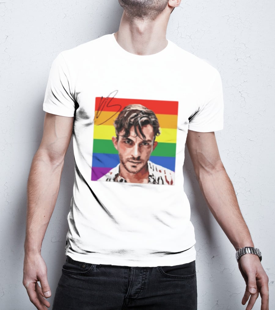 Jonathan Bailey LGBTQ+ Rainbow T-Shirt