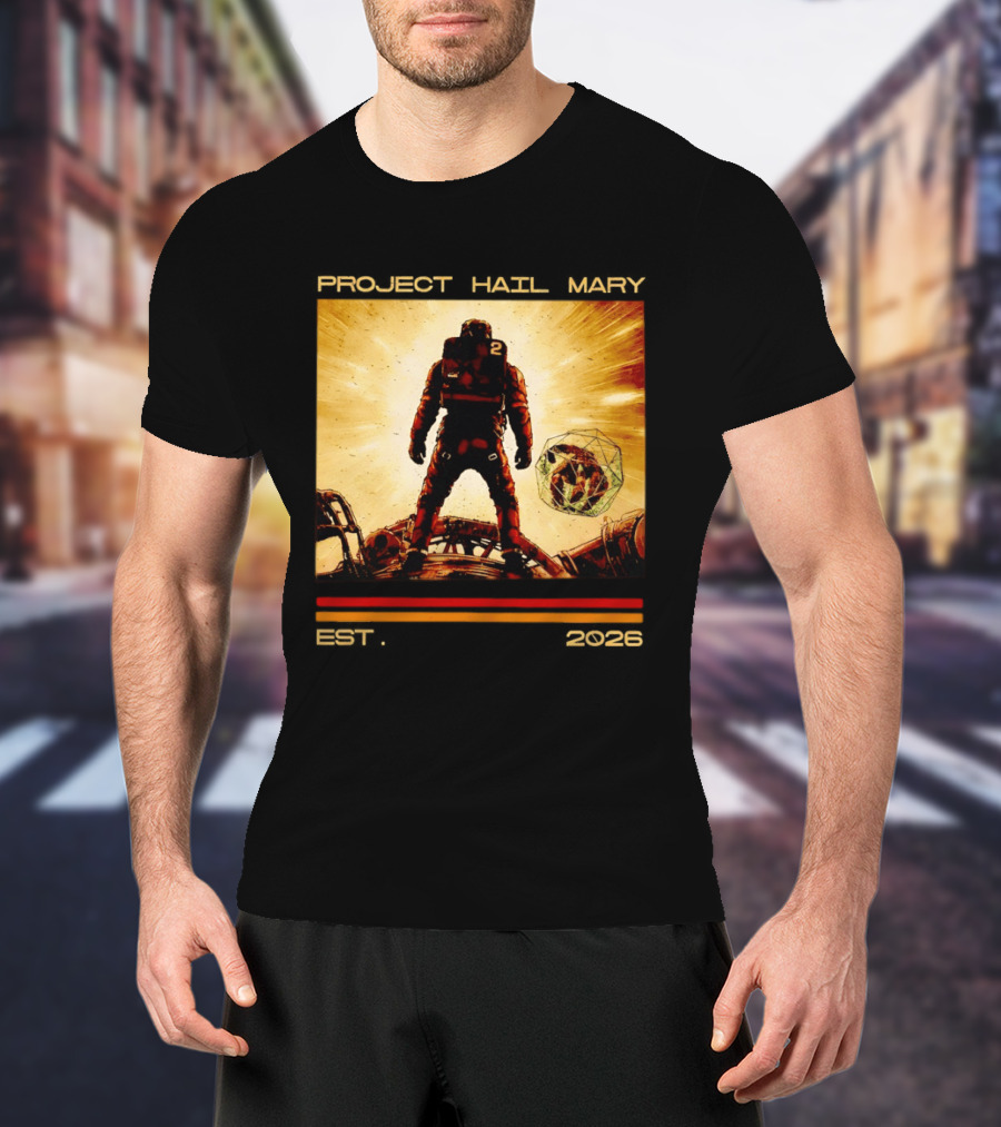 Andy Wei Project Hail Mary 2 Astronaut Est 2026 T-Shirt