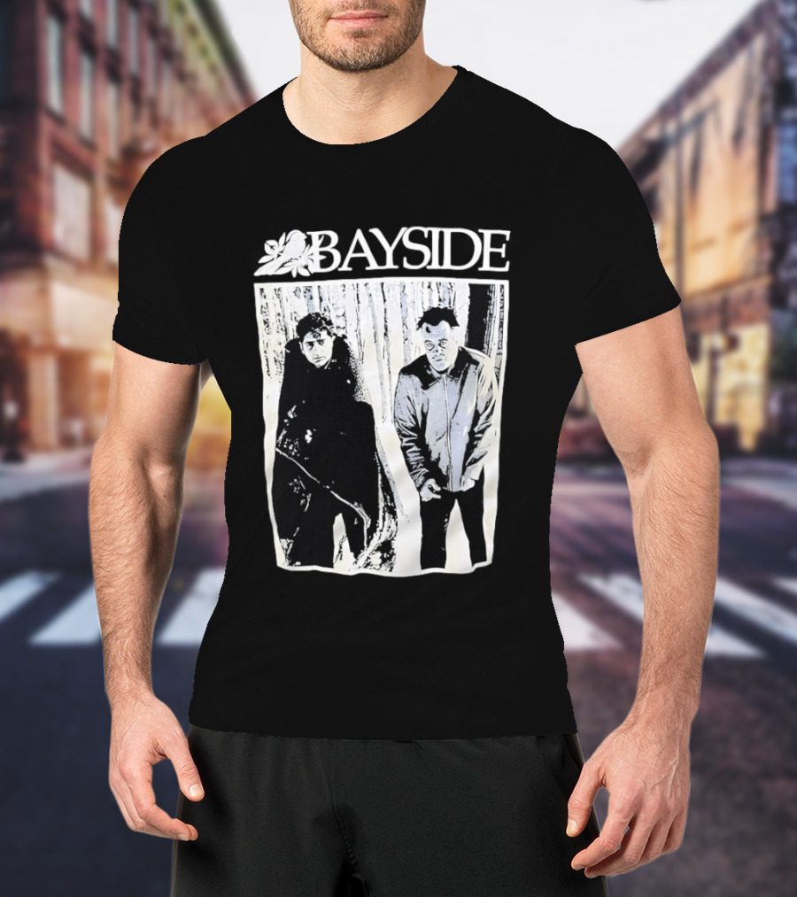 Bayside Band 25th Anniversary Black And White Image T-Shirt