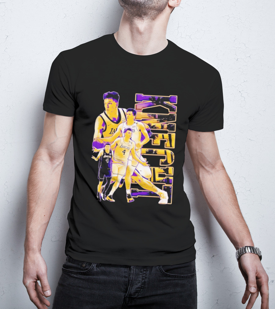 Dalton Knecht Los Angeles Lakers Basketball Lakers 4 T-Shirt
