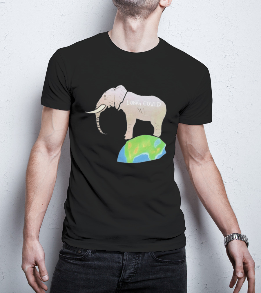 Elephant Long Covid Earth T-Shirt