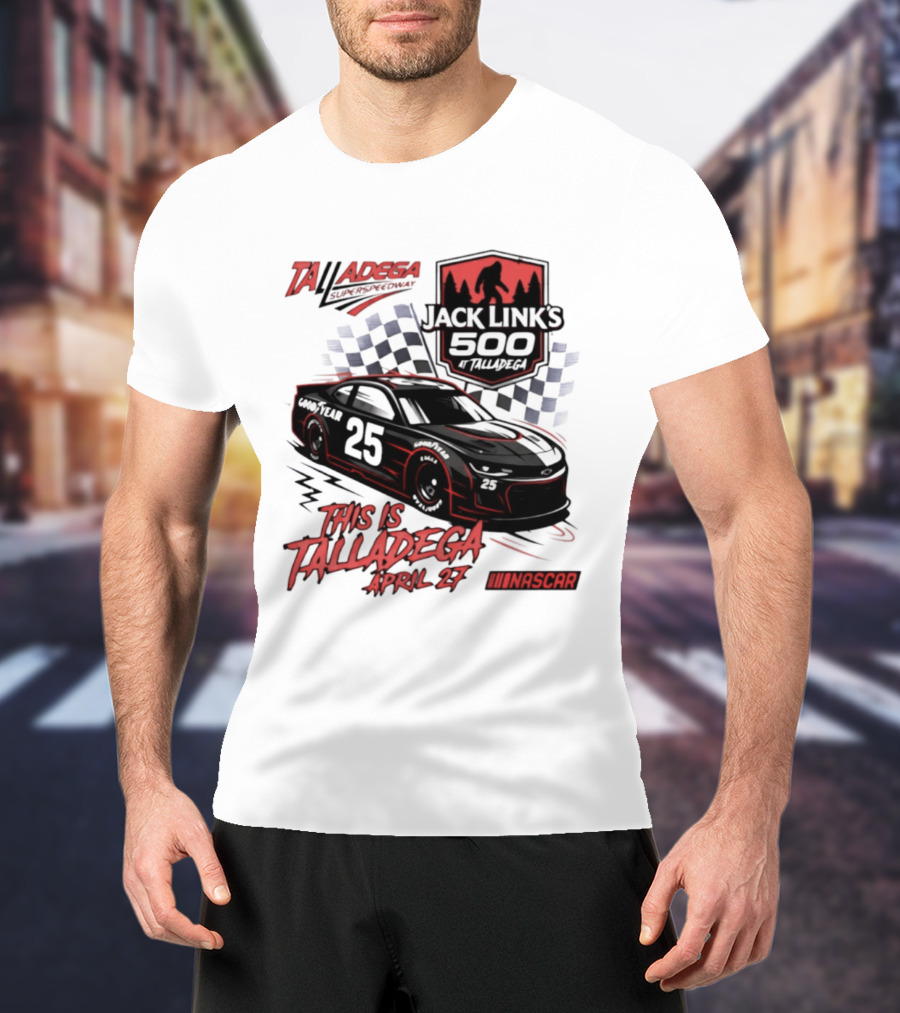 Jack Link's 500 Ghost Car Talladega April 27 NASCAR Racing T-Shirt