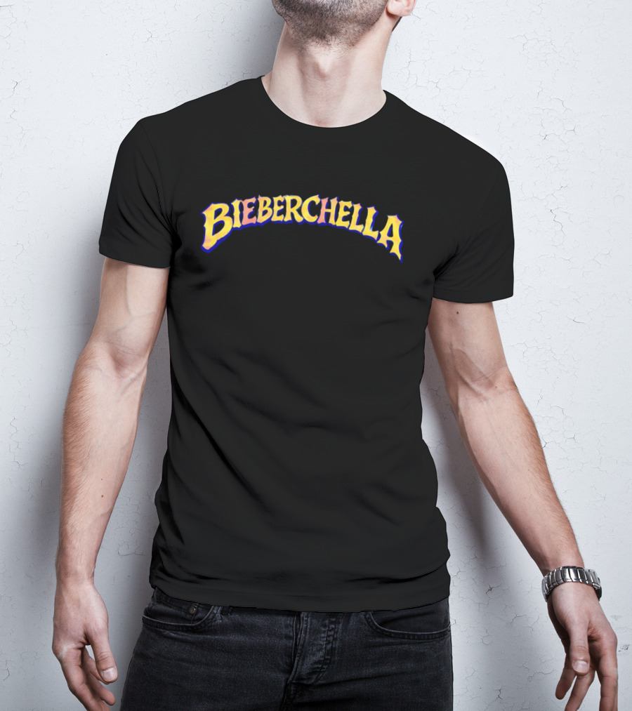 Bieberchella Pastel Classic Arch Lettering T-Shirt