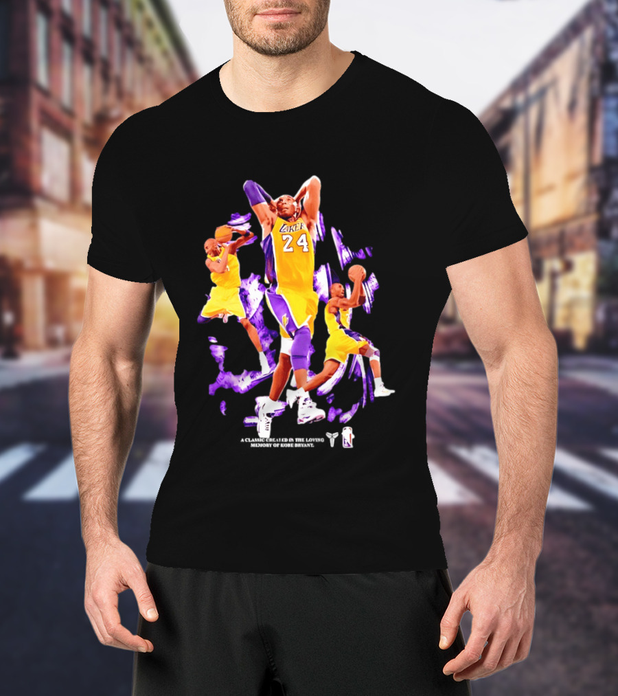 Kobe Bryant Los Angeles Lakers 24 Basketball Legacy Collection T-Shirt
