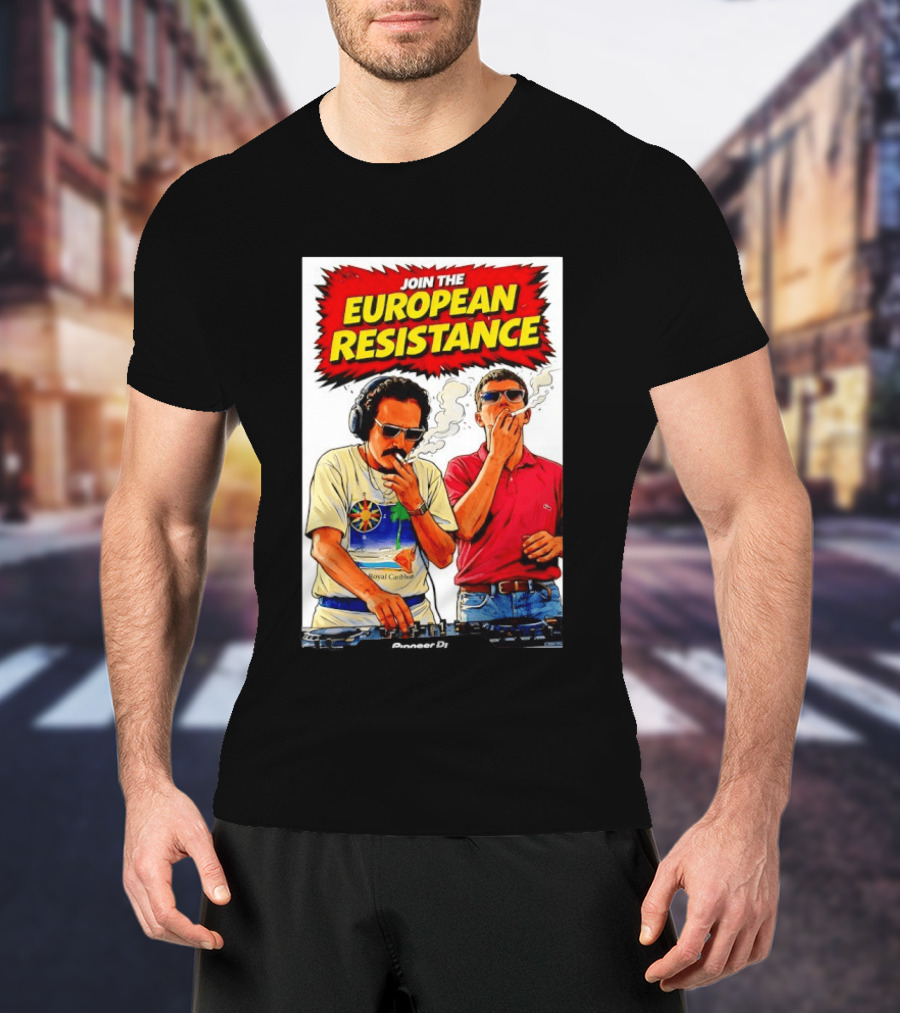 DJ Pioneer Join The European Resistance Grand Theft Auto T-Shirt