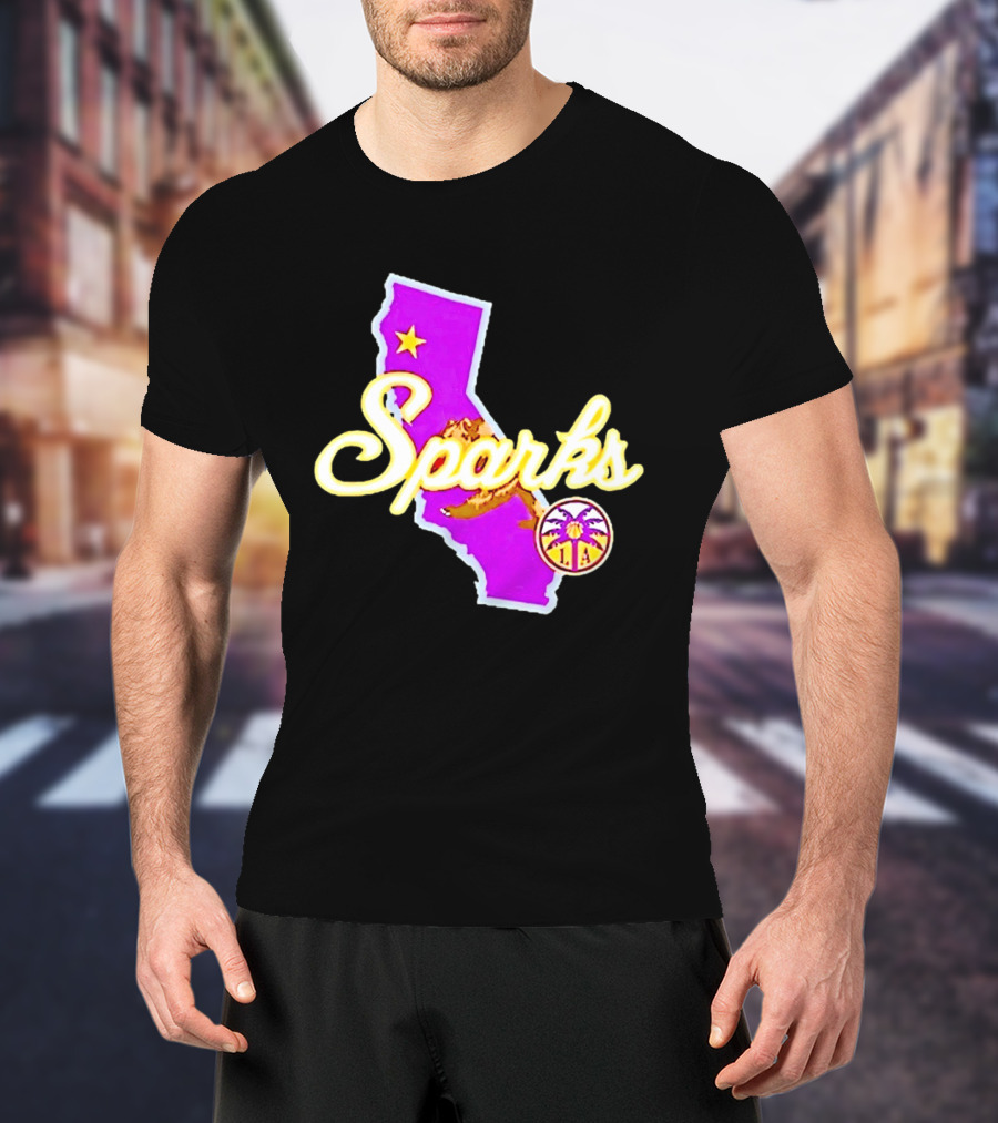 Los Angeles Sparks Hometown 2026 WNBA Draft New Era T-Shirt