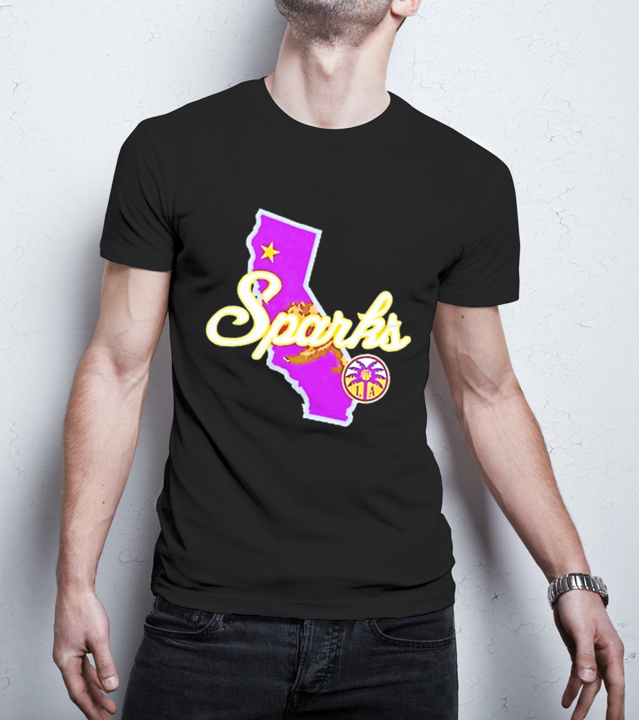 Los Angeles Sparks Hometown 2026 WNBA Draft New Era T-Shirt