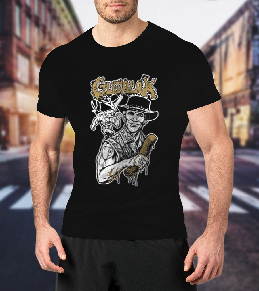 Gutalax Smear Campaign Dates Schedule Crocodile Dundee T-Shirt