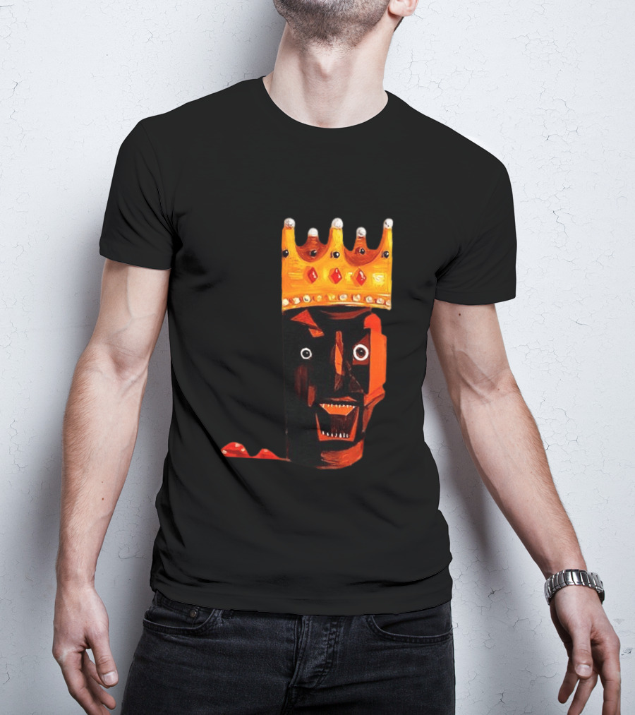 Ye At Coachella King Crowned Abstract Face T-Shirt