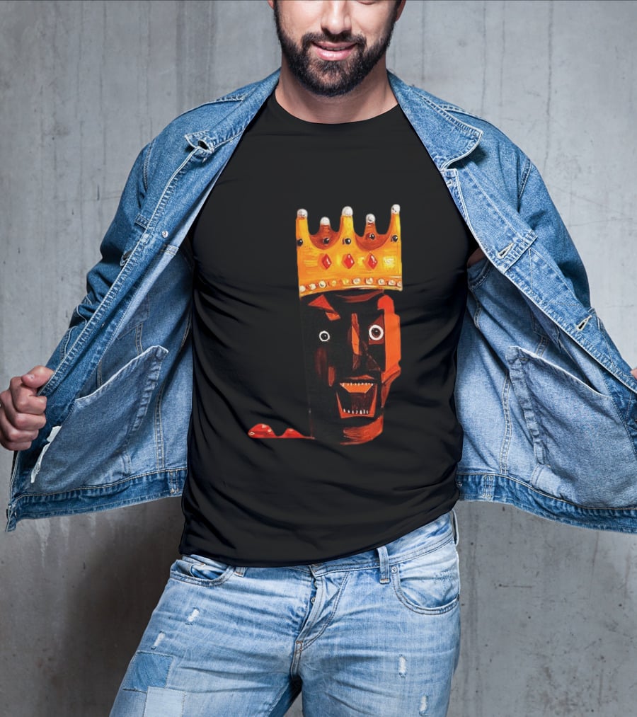 Ye At Coachella King Crowned Abstract Face T-Shirt
