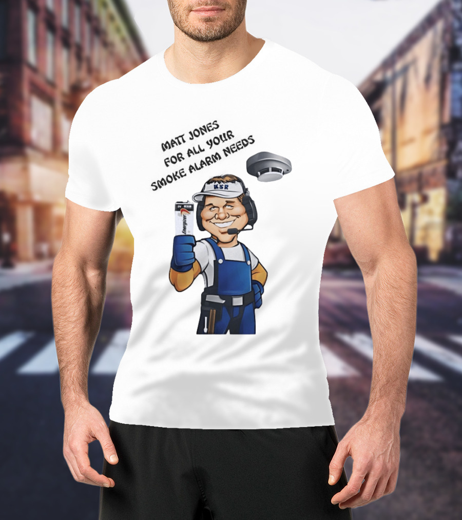 Matt Jones Smoke Alarm Expert KSR Kentucky Sports Radio T-Shirt