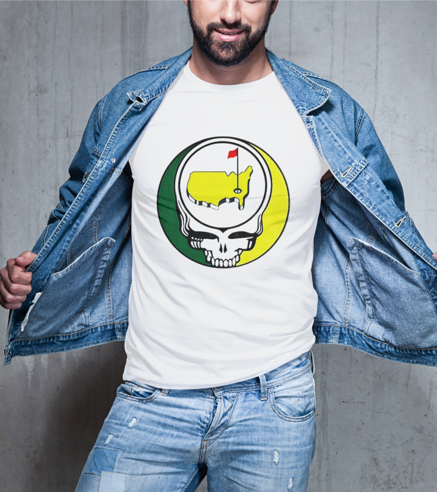 Masters Tournament 2026 Grateful Dead Skull Country Map Flag T-Shirt