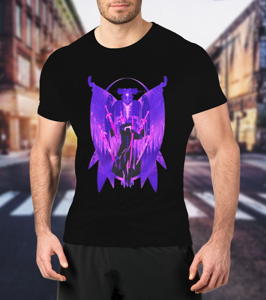 Devil May Cry Vergil Dark Aesthetic Purple Sword T-Shirt