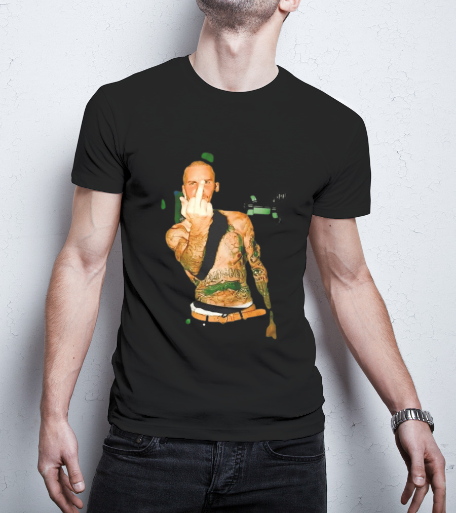 Justin Bieber Middle Finger Barebacked Music Lovers T-Shirt