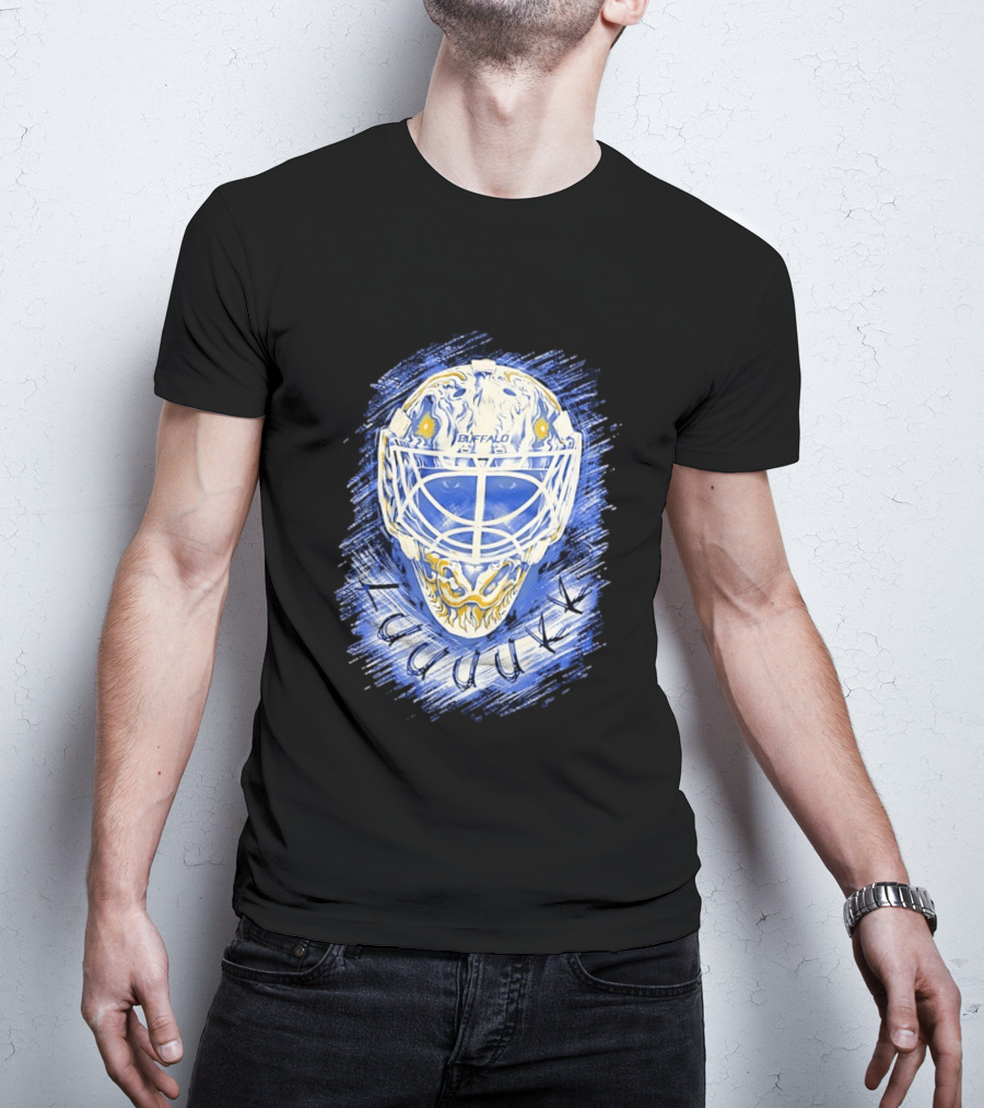 Ukko Pekka Luukkonen Buffalo Sabres Helmet Luuuukk Hockey T-Shirt