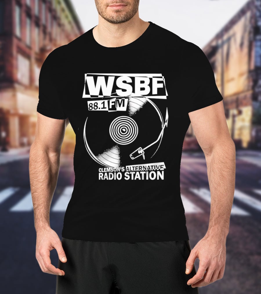 WSBF 88.1 FM Clemson's Alternative Radio Station T-Shirt