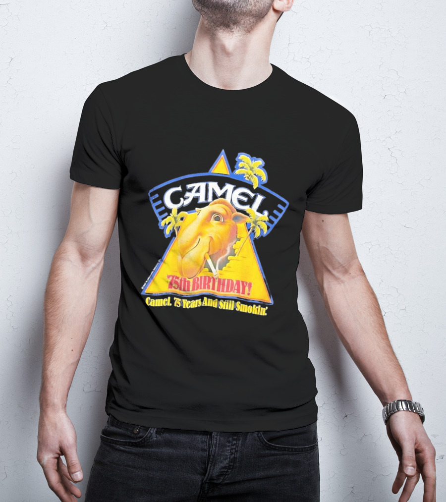 Camel 75th Birthday 75 Years And Still Smokin T-Shirt