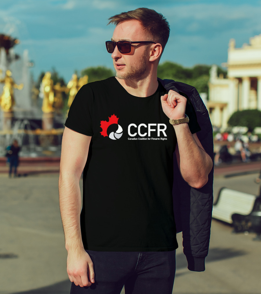 Canadian Coalition For Firearm Rights CCFR Maple Leaf T-Shirt