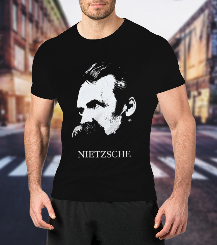 Gdragon Enfants Riches Deprimes Nietzsche Portrait Vintage Aesthetic T-Shirt