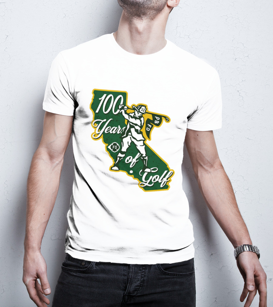 100 Years Of Golf PB FD California Golfer T-Shirt