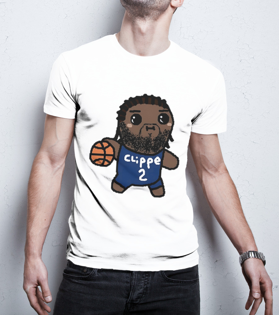 Kawaii Leonard Clipper 2 Los Angeles Cartoon Basketball T-Shirt