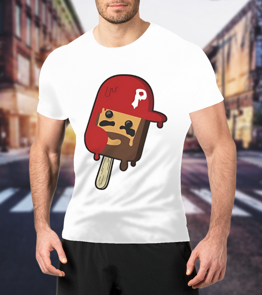 Bryce Harper Philadelphia Phillies Popsicle Red Cap Ice Cream T-Shirt