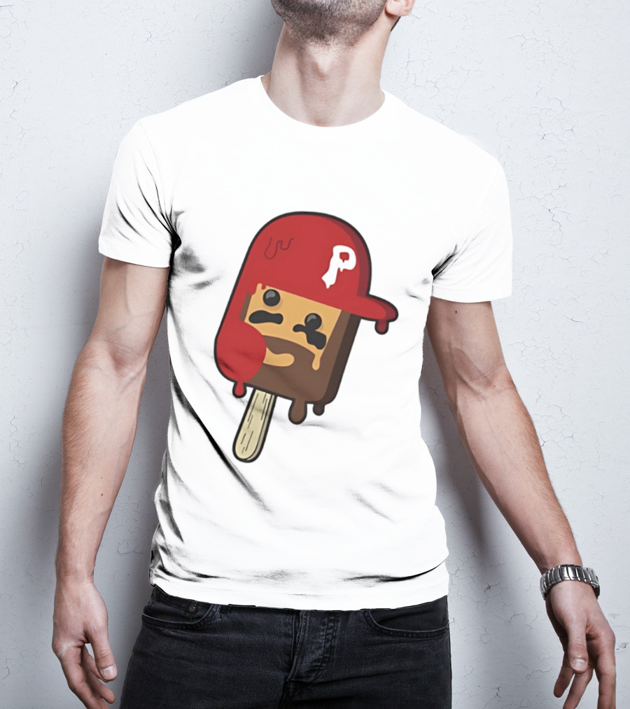 Bryce Harper Philadelphia Phillies Popsicle Red Cap Ice Cream T-Shirt