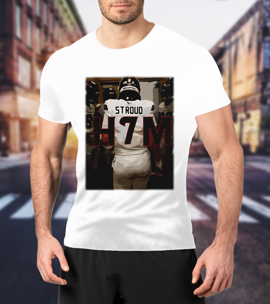 C.J. Stroud H7M Houston Texans Football Player T-Shirt