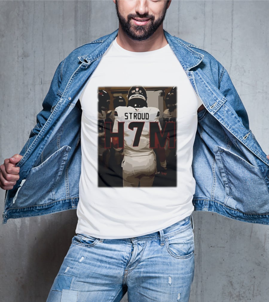 C.J. Stroud H7M Houston Texans Football Player T-Shirt