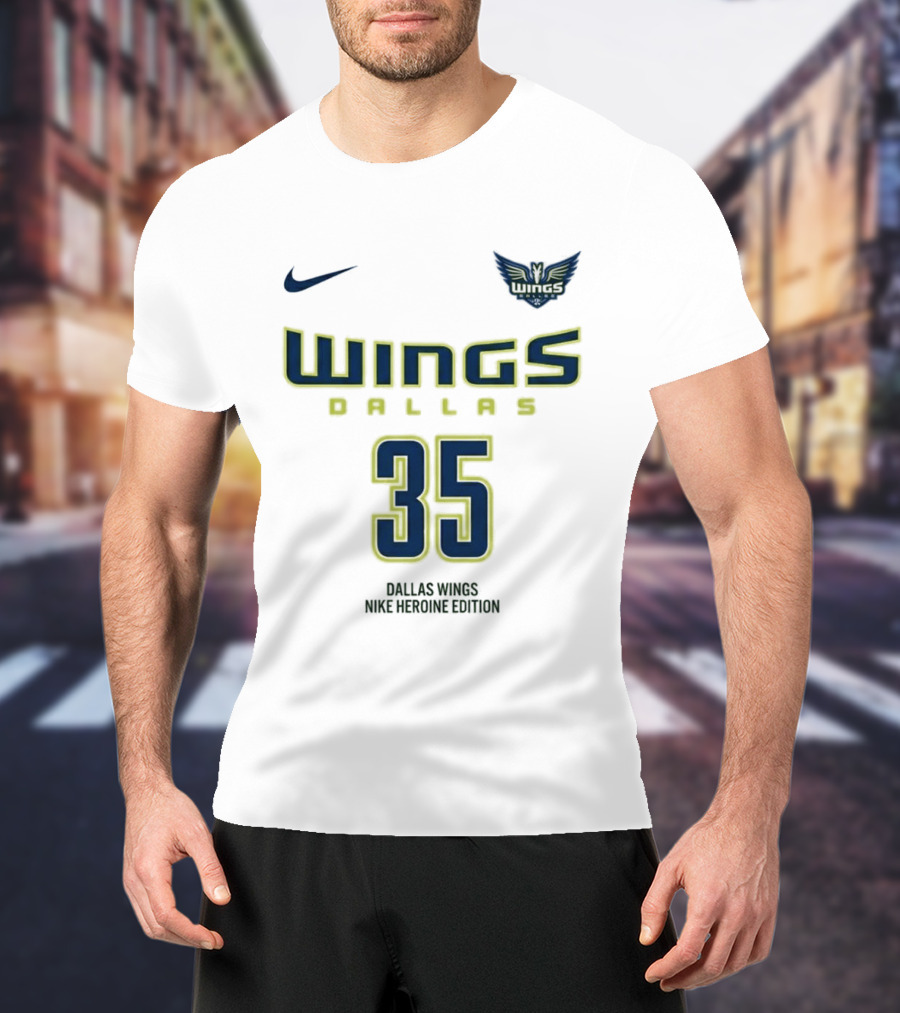 Wings Dallas Big Texas 35 Nike Heritage Edition T-Shirt