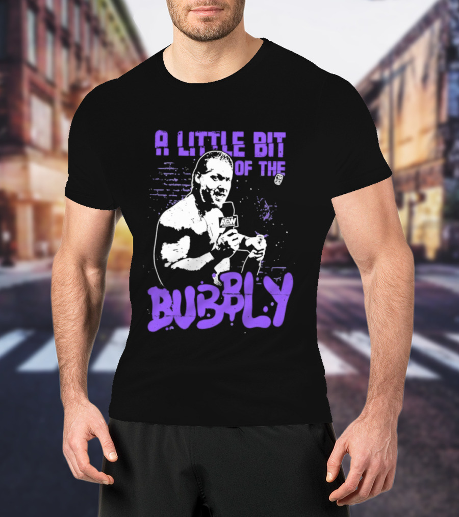AEW Chris Jericho A Little Bit Of The Bubbly T-Shirt
