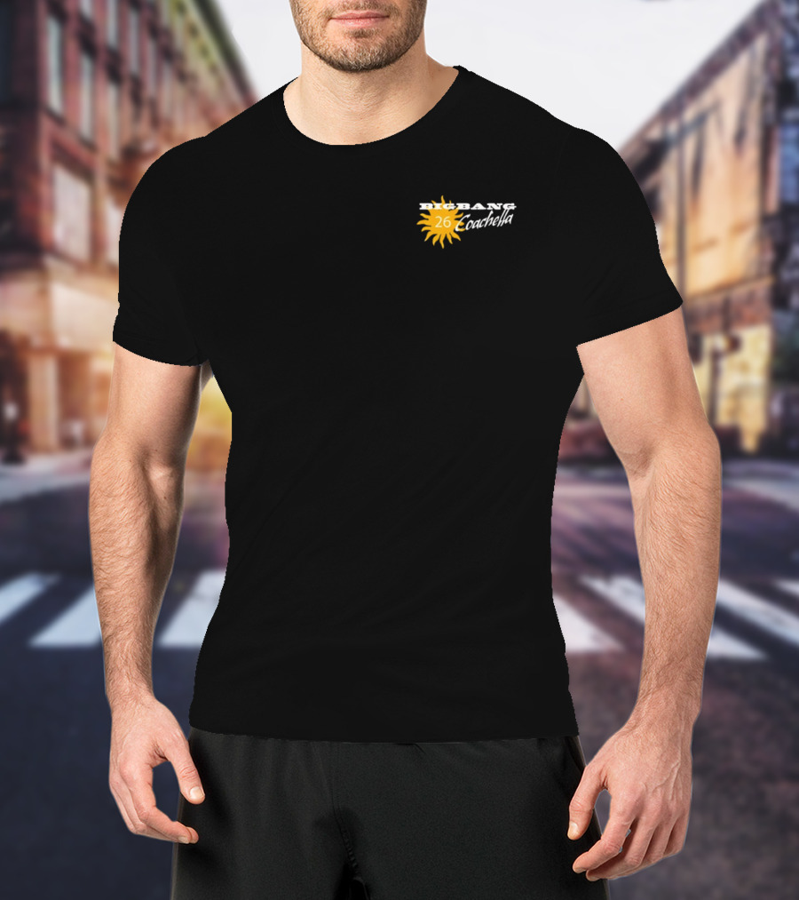 Bigbang 26 Coachella Sunburst Event T-Shirt