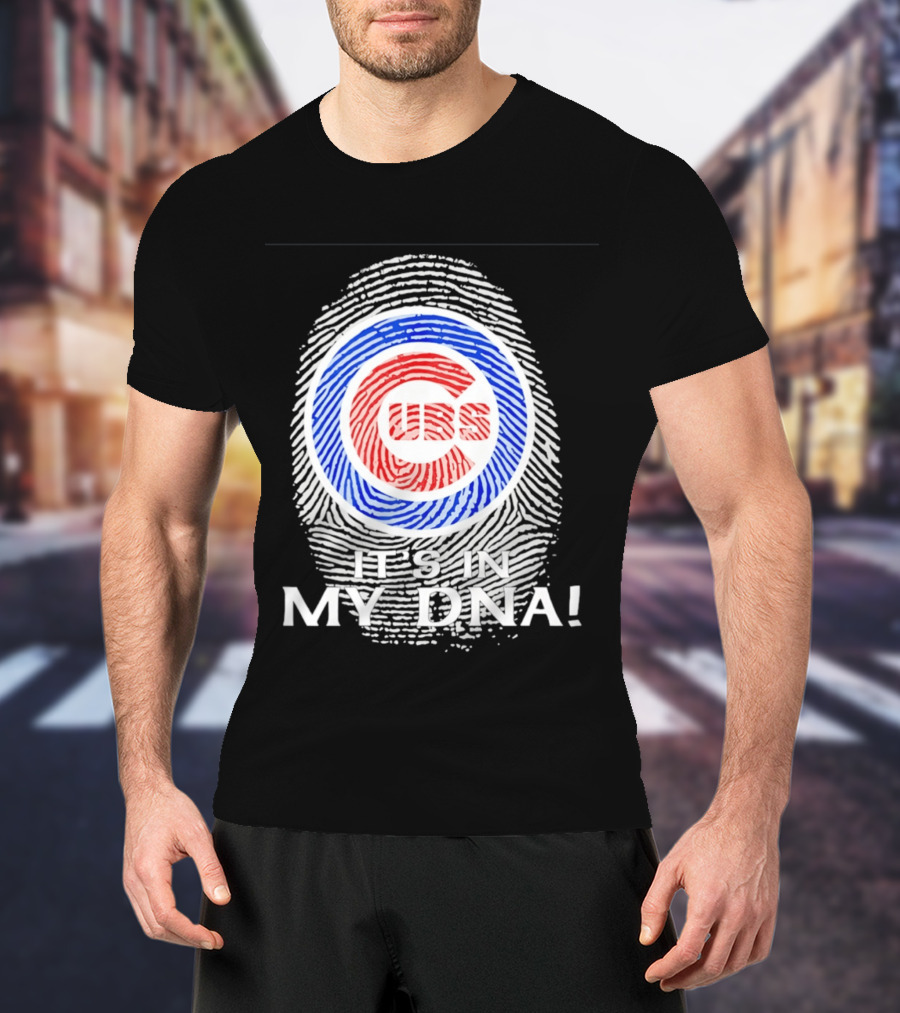 Chicago Cubs DNA Fingerprint It's In My DNA T-Shirt