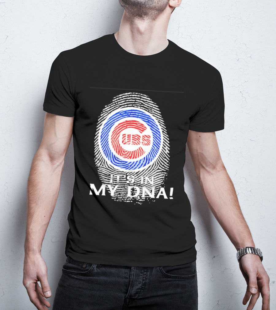 Chicago Cubs DNA Fingerprint It's In My DNA T-Shirt