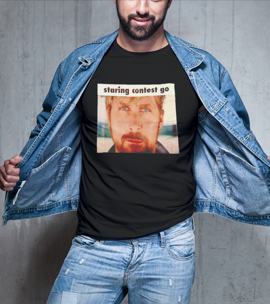 Ryan Gosling Staring Contest Go T-Shirt