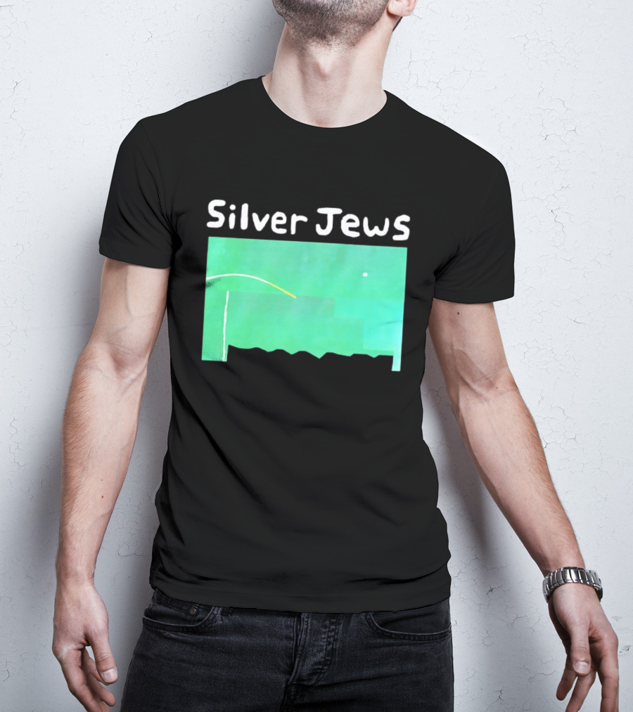 Silver Jews Green Abstract T-Shirt