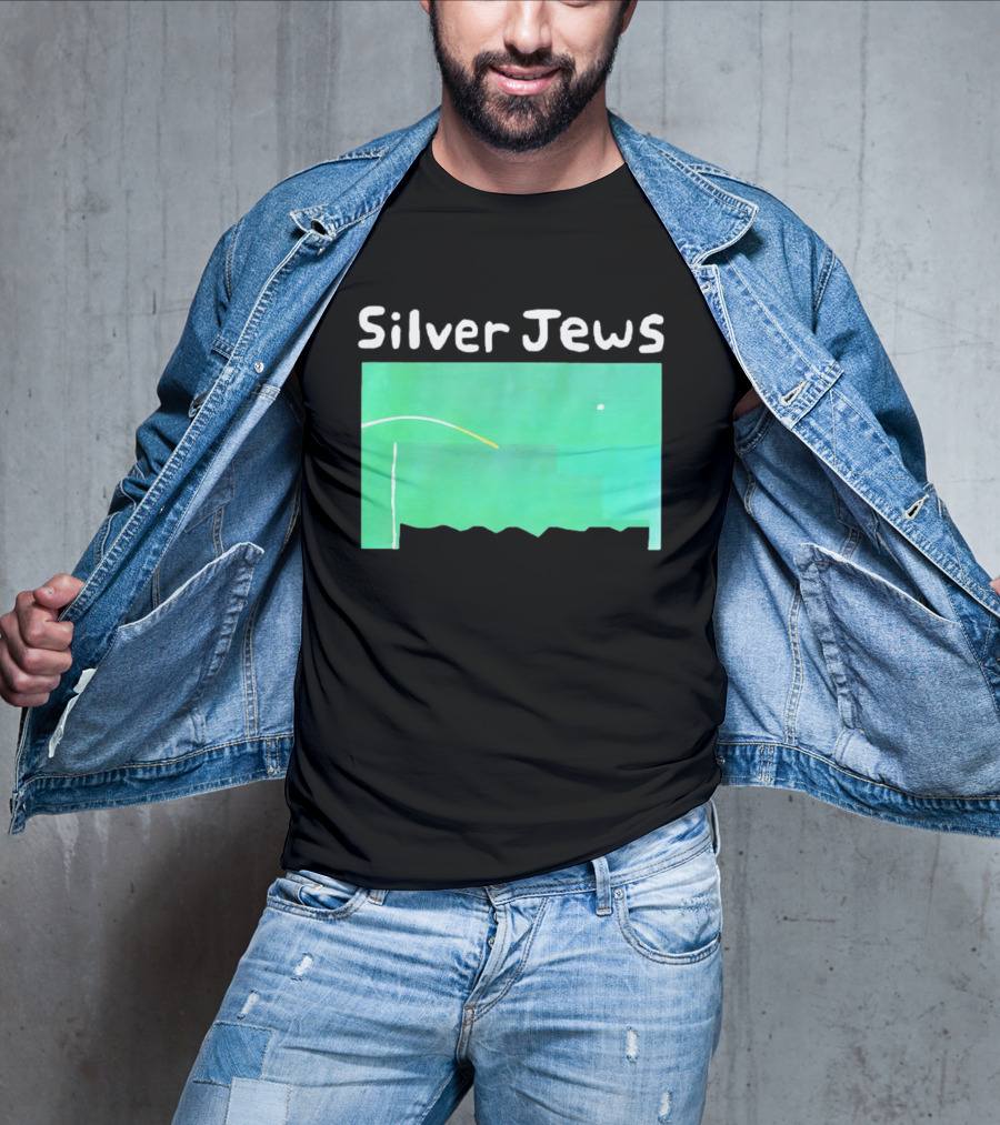 Silver Jews Green Abstract T-Shirt