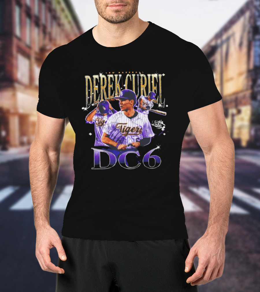 Derek Curiel LSU Baseball Tigers DC6 T-Shirt